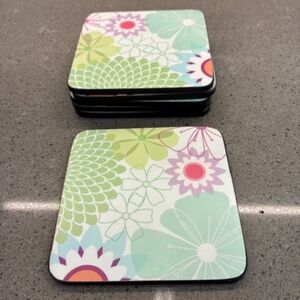 Pimpernel for Portmeirion Crazy Daisy Set of 6 Coasters – Very Good Condition!